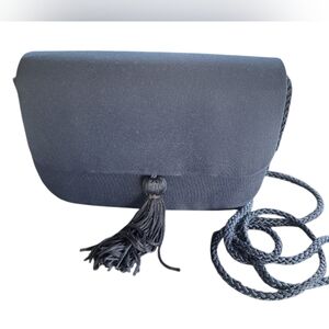 La Regale Blue Tassel Clutch (Mini)